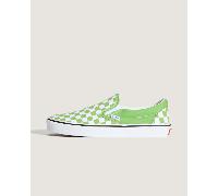 Vans - Classic Slip-On Checkerboard Shoes, Man, Green, Size: 8