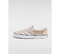 Vans - Classic Slip-On Checkerboard Shoes, Man, Pink, Size: 6