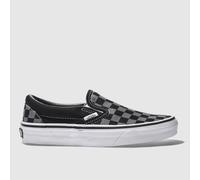 VANS Checkerboard Classic Slip-on Shoes (black/pewter Checkerboard) Men,women Grey, Size 8