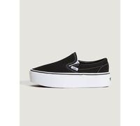 Vans - Classic Slip-On Platform Shoes, Woman, Black, Size: 5