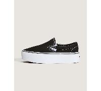 Vans - Classic Slip-On Platform Shoes, Woman, Black, Size: 9.5