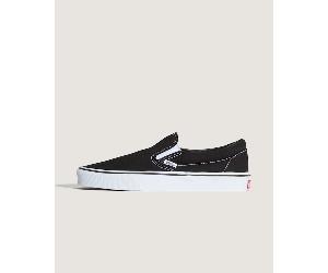 Vans - Classic Slip-On Shoes, Man, Black, Size: 8.5