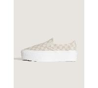 Vans - Classic Slip-On Stackform Shoes, Man, Beige, Size: 10.5
