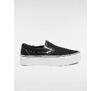 Vans - Classic Slip-On Stackform Shoes, Woman, Black, Size: 7