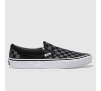 Vans Classic Slip On Trainers - Black Pewter Checkerboard UK 7.5