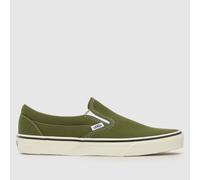 Vans Classic Slip-On Trainers in Green Multi UK 7 (EU 40½)