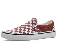 Vans Classic Slip-On Unisex Canvas Trainers Checkered Pattern Rubber Sole Low Profile