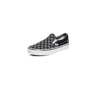 Vans Classic, Unisex-Adults' Slip-On Shoes, Black/Pewter Checkerboard, 15 UK