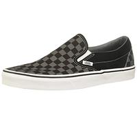 Vans Unisex Adult Classic Slip-on Checkerboard Trainers, Black (Black/Pewter Checkerboard), 7.5 UK (41 EU)