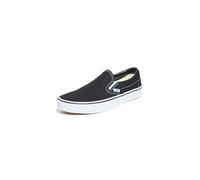 Vans Unisex Adults Classic Slip-on Canvas Low Top Trainers, Black Shoe White Sole, 4 UK (36.5 EU)