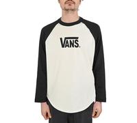 Vans - CORE RAGLAN Long Sleeve T-Shirt, Man, Black, Size: XL