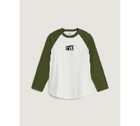 Vans - CORE RAGLAN Long Sleeve T-Shirt, Man, Green, Size: L