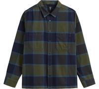 Vans - Cotton flannel Shirt - Larkspur Plaid Flannel Grape Leaf/Parisiannght for Men - Size M - Khaki Khaki M
