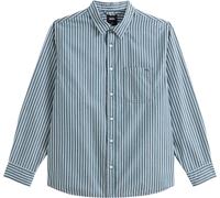 Vans - Cotton shirt - LX Dobby Stripe LS Shirt Mystic Moss for Men - Size L - Green Green L