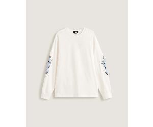 Vans - Dayana Zombie Hand Long Sleeve T-Shirt, Man, White, Size: M