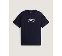 Vans Determined Short Sleeve T-Shirt Navy Blue/White - S