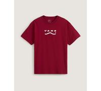 Vans Determined Short Sleeve T-Shirt Red White - XL