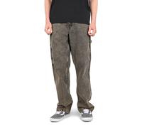 Vans Drill Chore Loose Acid Wash Carpenter Pants - Bay Leaf
