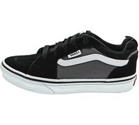 Vans Kids Filmore Low Rise Canvas Hook & Loop Trainers - Black - Size: 2.5 uk