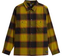 Vans - Larkspur Plaid Flannel Shirt, Man, Gold, Size: S