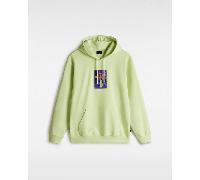 Vans - Floral Decor Pullover Hoodie, Man, Green, Size: L