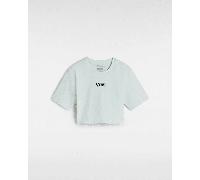 Vans - Flying V Crew Crop II T-Shirt, Woman, Green, Size: M
