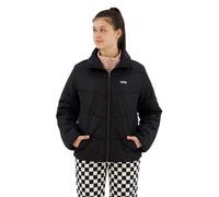 Vans foundry puff mte jacket in black & white Lrg