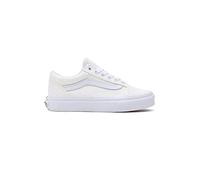 VANS Girl's Old Skool Glitter Sneaker, white, 11.5 UK Child