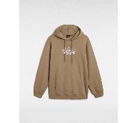 Vans - Global Line Loose Pullover Hoodie, Man, Beige, Size: XL