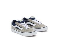Vans Unisex Kids Caldrone Sneakers, Suede/Mesh Grey/Blue, 5 UK Child