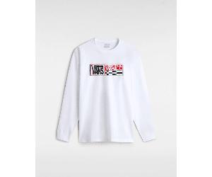 Vans - Hi Stretch Long Sleeve T-Shirt, Man, White, Size: S