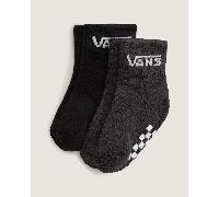 Vans - Infant Classic Crew Socks (2 pairs), Black, Size: 0 - 12 months