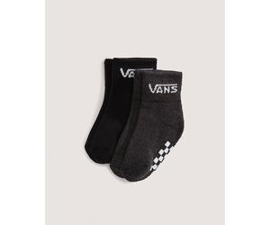 Vans - Infant Classic Crew Socks (2 pairs), Black, Size: 0 - 12 months