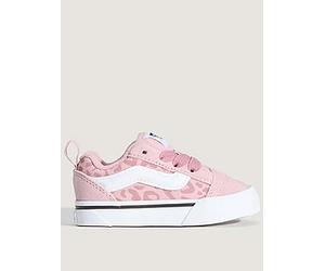 Vans Infant Knu Skool Elastic Lace, Red, Size 4 Younger Red