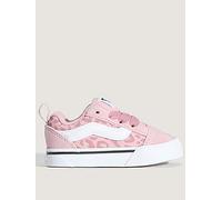 Vans Infant Knu Skool Elastic Lace, Red, Size 5 Younger Red