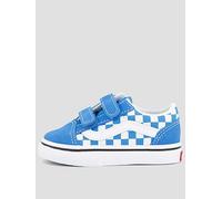 Vans Infant Old Skool Canvas Shoes, Blue, Size 4 Younger Blue