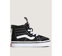 Vans Infant Sk8-Hi Top Zip Shoes, Black, Size 8 Younger Black