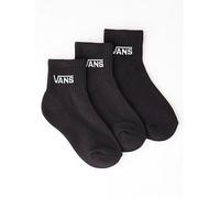 Vans - Kids Classic Half Crew Socks (3 Pairs), Black, Size: XXS (10-12.5 )