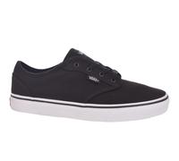 Vans Junior Kids Atwood Casual Low Rise Canvas Trainers Sneakers Shoes - Black
