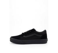 Vans Junior Old Skool Trainers - Black, Black, Size 4 Older, Women Black