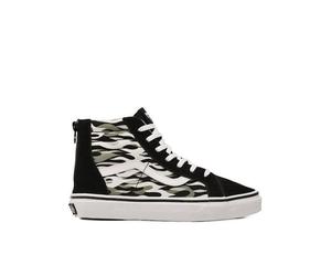 Vans Junior Sk8 Hi Zip Trainers / Black Green / RRP £53