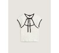 Vans - Kari Tie Neck Shirt, Woman, White, Size: XS