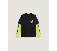 Vans - Kids Arm Bones Twofer Shirt (8-14 Years), Black, Size: S