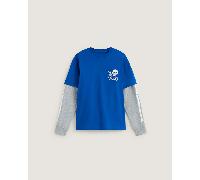 Vans - Kids Arm Bones Twofer Shirt (8-14 Years), Blue, Size: S