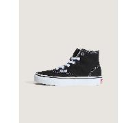 Vans - Kids Authentic Hi 2.0 Zip Shoes (4-8 years), Black, Size: 11.5