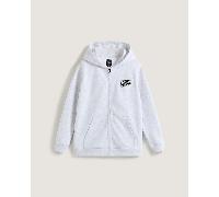 Vans - Kids By Blocked Box Zip Hoodie (8-14 Years), Grey, Size: L