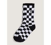 Vans - Kids Checkerboard Crew Socks (1 Pair), Black, Size: XS ( 13-2.5 )