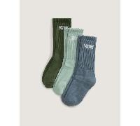 Vans - Kids Classic Crew Socks (3 Pairs), Green, Size: XXS (10-12.5 )