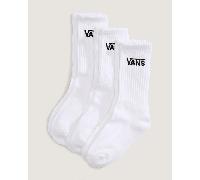 Vans - Kids Classic Crew Socks (3 pairs), White, Size: XXS (10-12.5 )