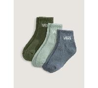 Vans - Kids Classic Half Crew Socks (3 Pairs), Blue, Size: XXS
